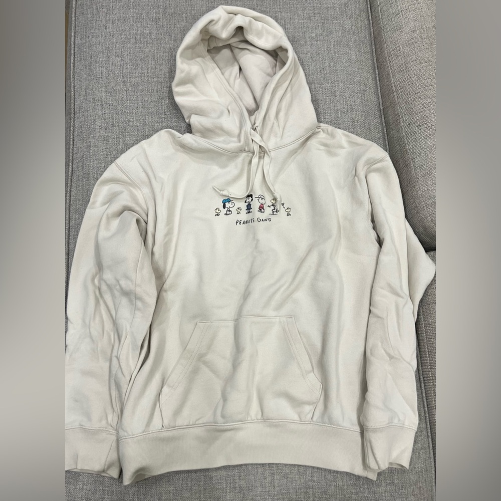 Uniqlo Peanuts Yu Nagaba Cream Hoodie